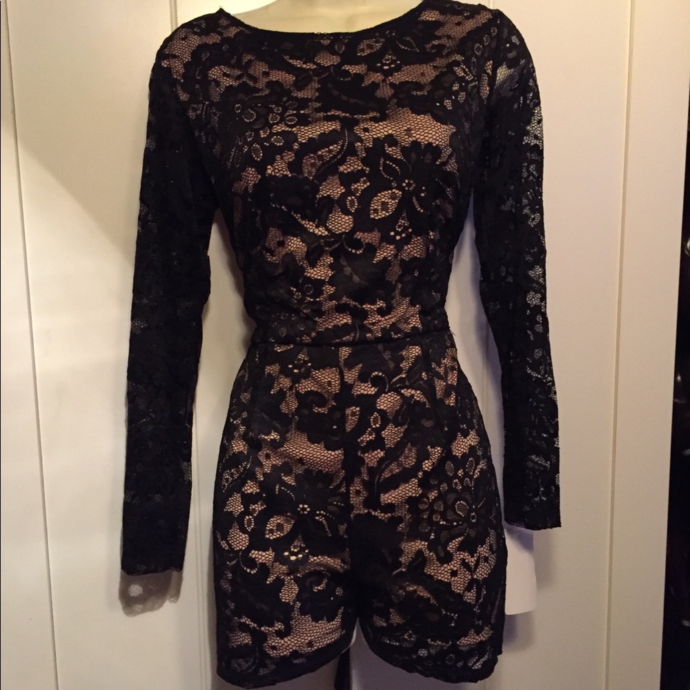 Black Lace romper